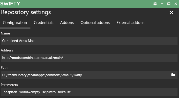 Repository Settings